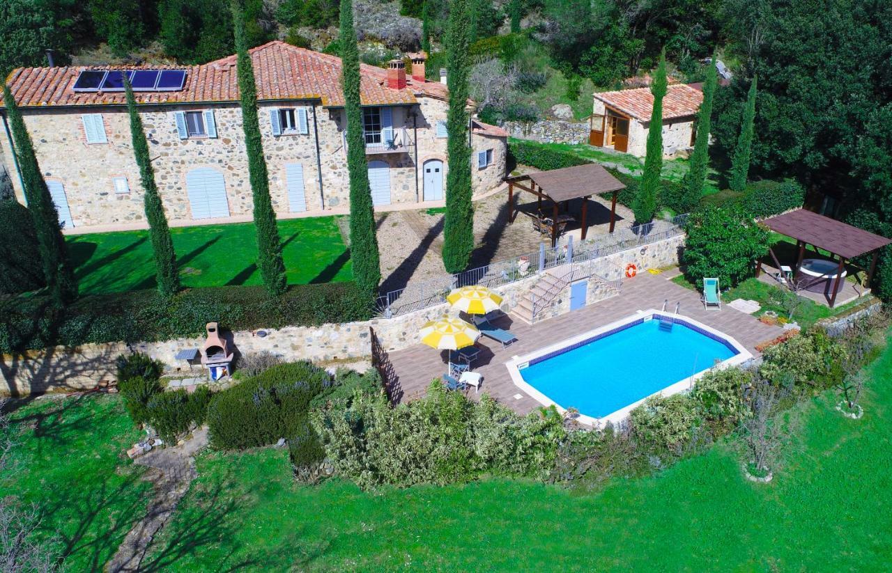 Montecastelli Pisano Villa Le Capanne מראה חיצוני תמונה